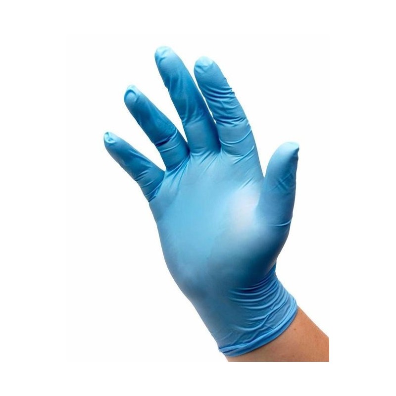 GUANTES Nitrilo azul 100uds