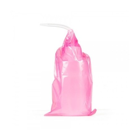 Bolsas protectoras rosas para botella 100uds